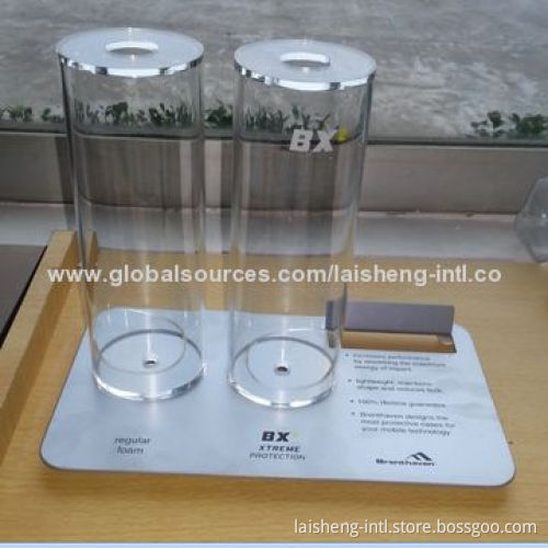 Counter acrylic display, customized colors, sizes, and designs are accepted